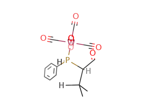 R*,R*-[α-(Phenylphosphino)isovaleraldehyde]pentacarbonyltungsten