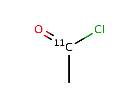 [1-<sup>(11)</sup>C]acetyl chloride