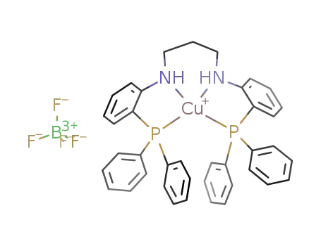 [Cu(N,N'-bis[2-(diphenylphosphino)phenyl]propane-1,3-diamine)]BF<sub>4</sub>