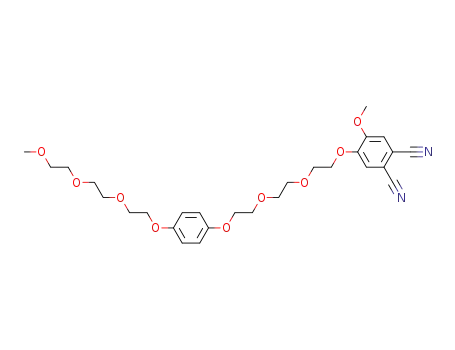 4-Methoxy-5-(2-{2-[2-(4-{2-[2-(2-methoxy-ethoxy)-ethoxy]-ethoxy}-phenoxy)-ethoxy]-ethoxy}-ethoxy)-phthalonitrile