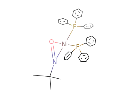 Molecular Structure of 71928-64-8 (C<sub>4</sub>H<sub>9</sub>NONi(P(C<sub>6</sub>H<sub>5</sub>)3)2)
