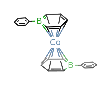 Molecular Structure of 36534-31-3 (Cobalt, bis[(2,3,4,5,6-h)-1,2-dihydro-1-phenyl-2-borinyl-kB] (9CI))