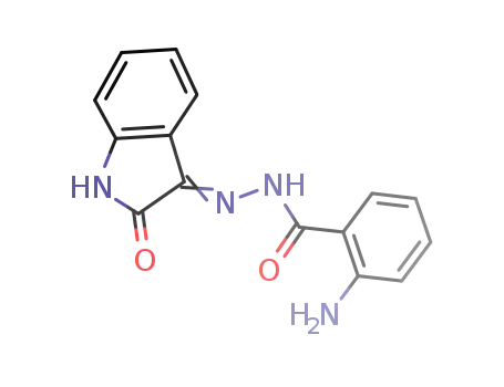 Molecular Structure of 5061-17-6 (2-amino-N-(2-oxoindol-3-yl)benzohydrazide)