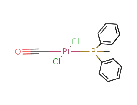 trans-dichloro-((Me)(Ph<sub>2</sub>)phosphine)(carbonyl)platinum(II)