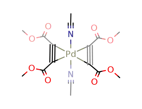 (CH<sub>3</sub>CN)2Pd(C<sub>2</sub>(COOCH<sub>3</sub>)2)2