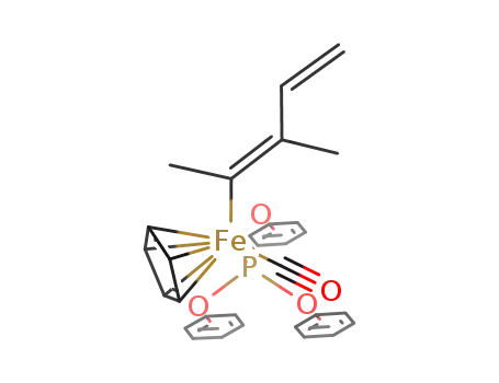 C<sub>5</sub>H<sub>5</sub>FeCO{P(OC<sub>6</sub>H<sub>5</sub>)3}{C(CH<sub>3</sub>)C(CH<sub>3</sub>)CHCH<sub>2</sub>}