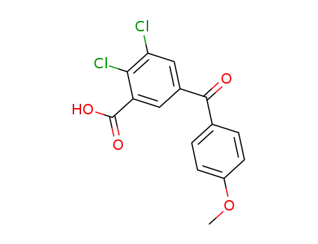 2,3-dichloro-5-(4-methoxybenzoyl)-benzoic acid