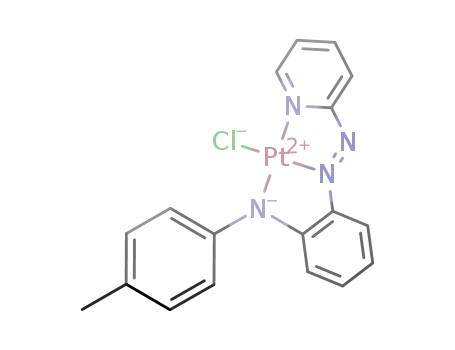 PtClC<sub>5</sub>H<sub>4</sub>NN<sub>2</sub>C<sub>6</sub>H<sub>4</sub>NC<sub>6</sub>H<sub>4</sub>CH<sub>3</sub>