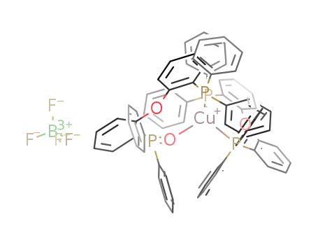 Molecular Structure of 947372-39-6 ([Cu(κ2-P,P'-bis(2-(diphenylphosphino)phenyl) ether)(κ2-P,O-Ph2PC6H4OC6H4P(O)Ph2)][BF4])