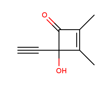 2-CYCLOBUTEN-1-ONE,4-ETHYNYL-4-HYDROXY-2,3-DIMETHYL-