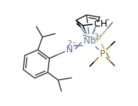 (η(5)-C5H5)Nb(NC6H3(i-Pr)2-2,6)(PMe3)2