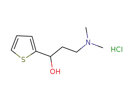 Molecular Structure of 13636-01-6 (3-(DIMETHYLAMINO)-1-(THIOPHEN-2-YL)PROPAN-1-OL)