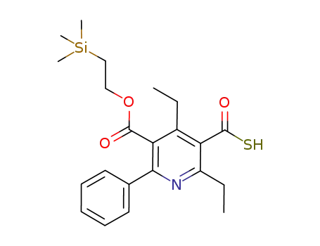 2,4-diethyl-6-phenyl-5-{[2-(trimethylsilyl)ethoxy]carbonyl}pyridine-3-carbothioic S-acid
