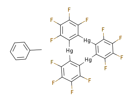 perfluoro-ortho-phenylene mercury trimer - toluene (1:1)