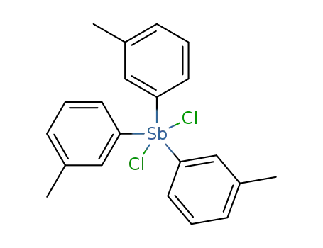 tri-<i>m</i>-tolyl antimony <sup>(2+)</sup>; dichloride