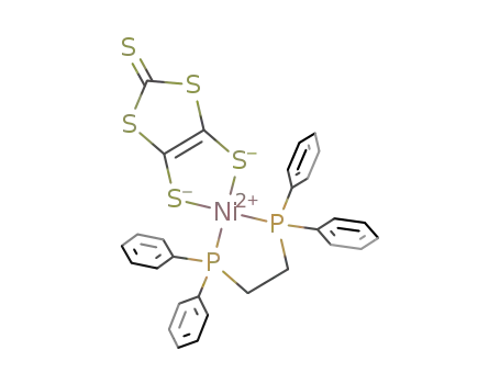 Molecular Structure of 96042-52-3 ([Ni(2-thioxo-1,3-dithiol-4,5-dithiolato)(bis(diphenylphosphino)ethane)])