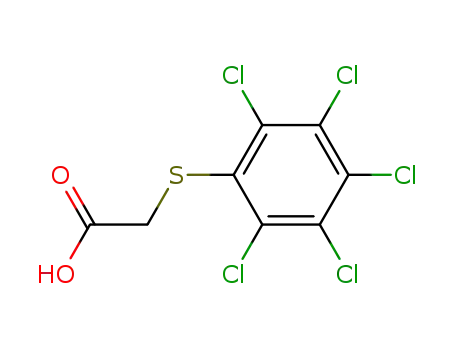 Molecular Structure of 85-20-1 ([(pentachlorophenyl)sulfanyl]acetic acid)