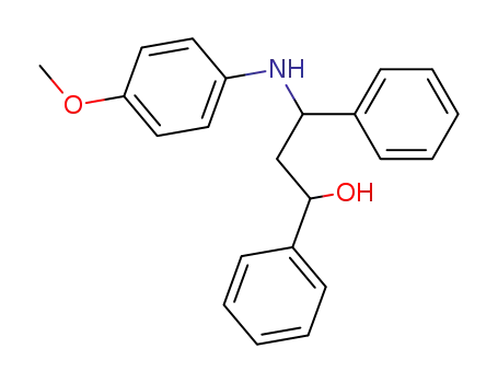 1,3-diphenyl-3-<(4-methoxyphenyl)amino>-1-propanol