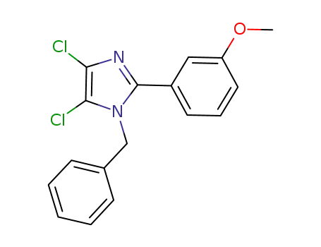 1-benzyl-4,5-dichloro-2-(3-methoxyphenyl)imidazole
