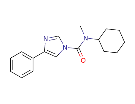 Molecular Structure of 1233852-83-9 (N-cyclohexyl-N-methyl-4-phenyl-1H-imidazole-1-carboxamide)