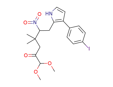 6-[3-(4-iodophenyl)pyrrol-2-yl]-1,1-dimethoxy-4,4-dimethyl-5-nitro-2-hexanone