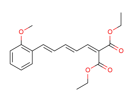 (4E,6E)-ethyl 2-ethoxycarbonyl-7-(2-methoxyphenyl)-2,4,6-heptatrienoate