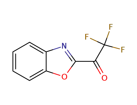 Molecular Structure of 222313-83-9 (Ethanone, 1-(2-benzoxazolyl)-2,2,2-trifluoro- (9CI))