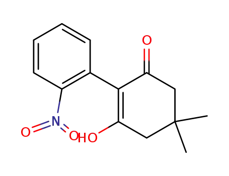 Molecular Structure of 2172-44-3 (3-hydroxy-5,5-dimethyl-2-(2-nitrophenyl)cyclohex-2-en-1-one)