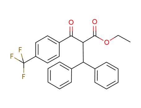 ethyl 3,3-diphenyl-2-(4-(trifluoromethyl)benzoyl)propanoate