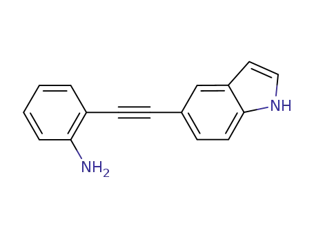 5-[(2-aminophenyl)ethynyl]indole