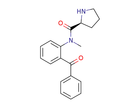 N-(2-benzoylphenyl)-N-methyl-L-prolinamide