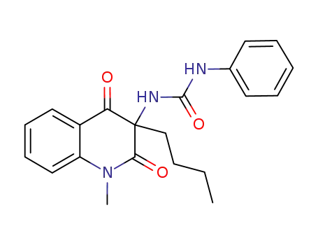 3-butyl-1-methyl-3-(3'-phenylureido)quinoline-2,4(1H,3H)-dione