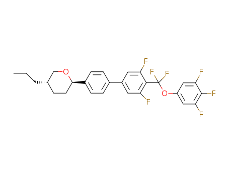 (2R,5S)-2-[4-[4-[difluoro-(3,4,5-trifluorophenoxy)methyl]-3,5-difluoro-phenyl]phenyl]-5-propyl-tetrahydropyran(700863-48-5)