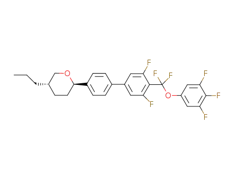 (2R,5S)-2-[4-[4-[difluoro-(3,4,5-trifluorophenoxy)methyl]-3,5-difluoro-phenyl]phenyl]-5-propyl-tetrahydropyran