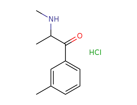 Molecular Structure of 1246816-62-5 (3-Methyl Methcathinone Hydrochloride)
