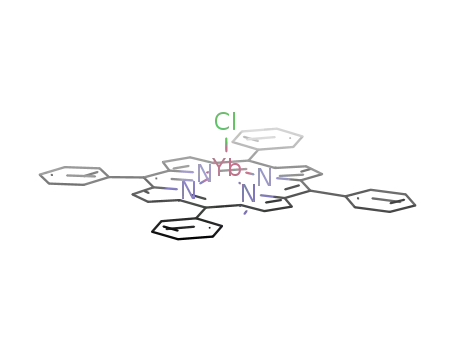Molecular Structure of 113128-27-1 ([5,10,15,20-tetraphenylporphinato]ytterbium(III) chloride)