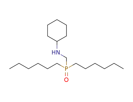dihexyl(N-cyclohexylaminomethyl)phosphine oxide