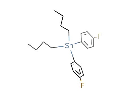 Molecular Structure of 62942-34-1 (Stannane, dibutylbis(4-fluorophenyl)-)