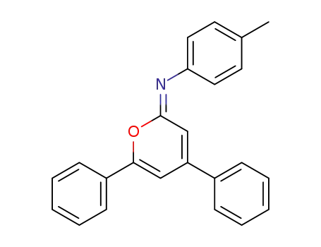 Benzenamine, N-(4,6-diphenyl-2H-pyran-2-ylidene)-4-methyl-