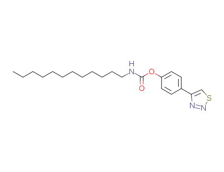 dodecylcarbamic acid 4-(1,2,3-thiadiazol-4-yl)phenyl ester