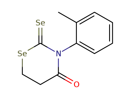 3-(o-tolyl)-2-selenoxoperhydro-1,3-selenazin-4-one