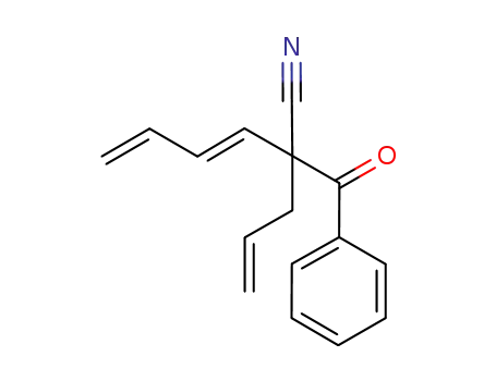 (E)-2-allyl-2-benzoylhexa-3,5-dienenitrile