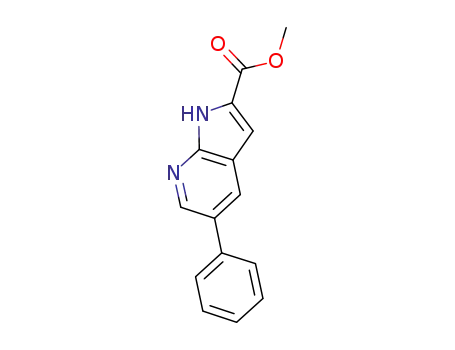 methyl 5-phenyl-7-azaindole-2-carboxylate