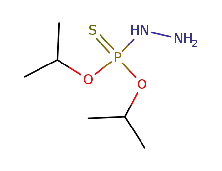 Molecular Structure of 119300-90-2 (O,O-diisopropyl phosphorohydrazidothioate)