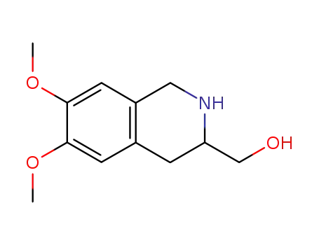 Molecular Structure of 500765-68-4 ((6,7-Dimethoxy-1,2,3,4-tetrahydro-isoquinolin-3-yl)-methanol)