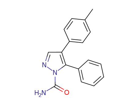 4-(4-methylphenyl)-5-phenylpyrazole-1-carboxamide