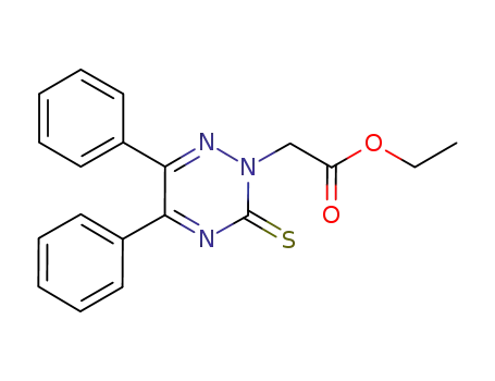 ethyl (5,6-diphenyl-3-thioxo-1,2,4-triazine-2(3H)-yl)acetate