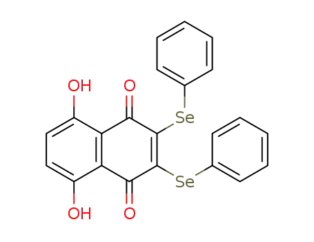 2,3-bis(phenylselanyl)-5,8-dihydroxynaphthoquinone