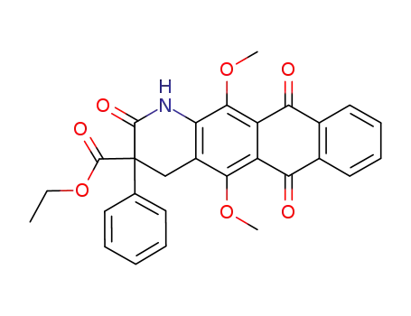 ethyl 5,12-dimethoxy-2,6,11-trioxo-3-phenyl-1,2,3,4,6,11-hexahydronaphtho[2,3-g]quinoline-3-carboxylate