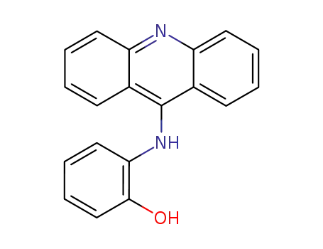 Molecular Structure of 75776-02-2 (9-(2-Hydroxyanilino)acridine)